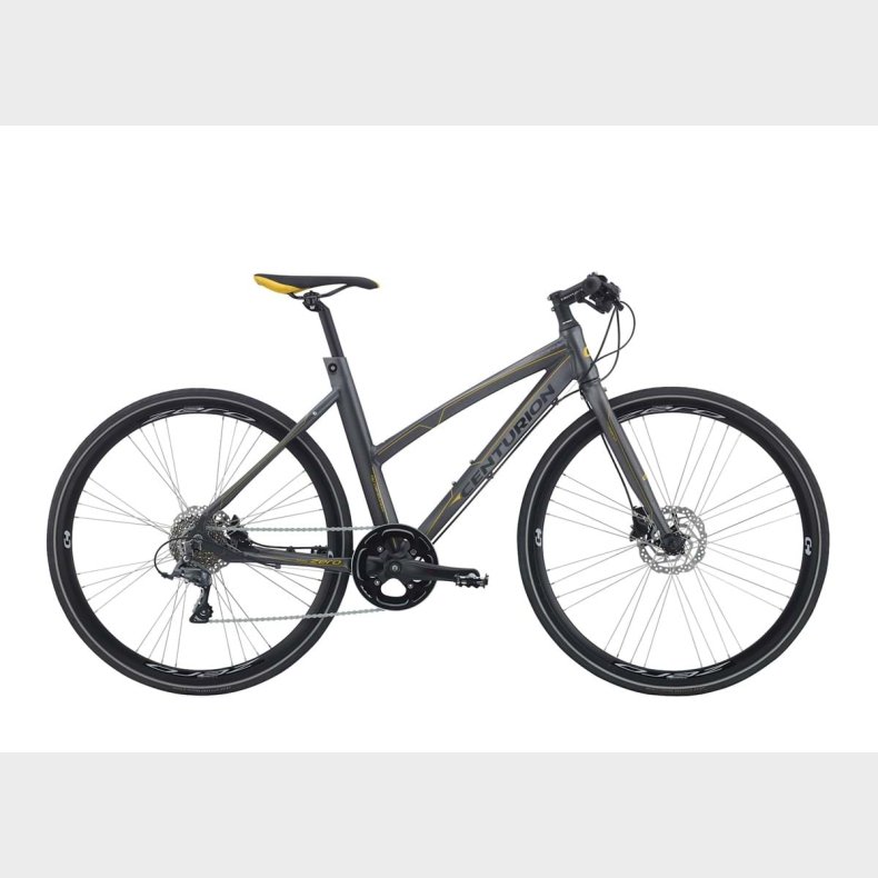Centurion Zero Dame 8sp Hydr. disc 51 cm.  Gr� s�lv gul