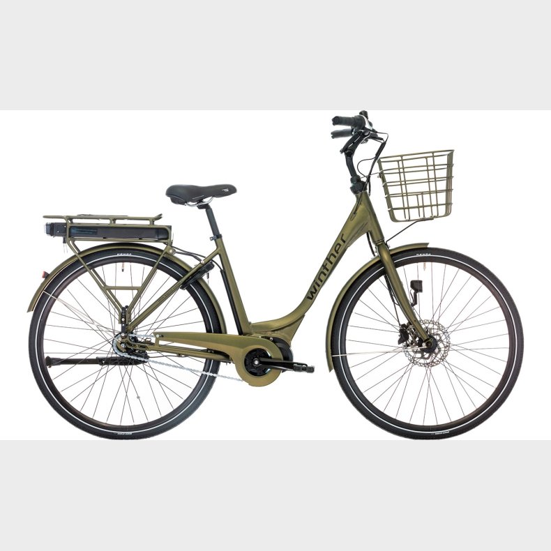 Green Winther Superbe 2 El cykel 36 Volt 7 gear