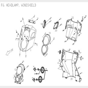 WINDSHIELD X-HOT SNOW-WHITE   