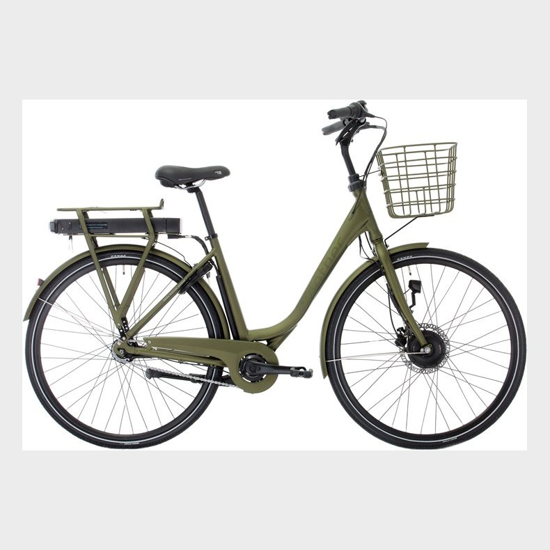 Green Winther Superbe 1 El cykel 36 Volt 7 gear