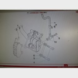 Bremseslange front Gilera Stalker m.fl. 