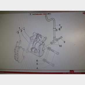 Bremseslange front Gilera Stalker m.fl. 