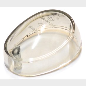BLINKLYGTEGLAS OVAL HVIDT     