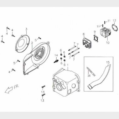 Cylinder, Topstykke og blsekapper