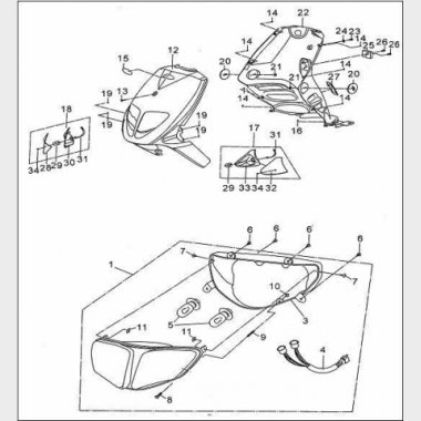 Frontskjold & indv. Front + Forlygte