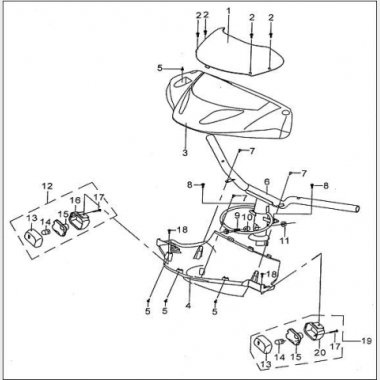 Styr & Styrdksel + Blinklygter