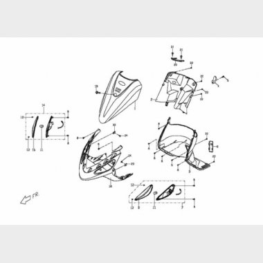 Frontskjold & indv. Front + Blinklygter