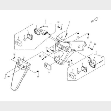 Bagskrm & Blinklygter